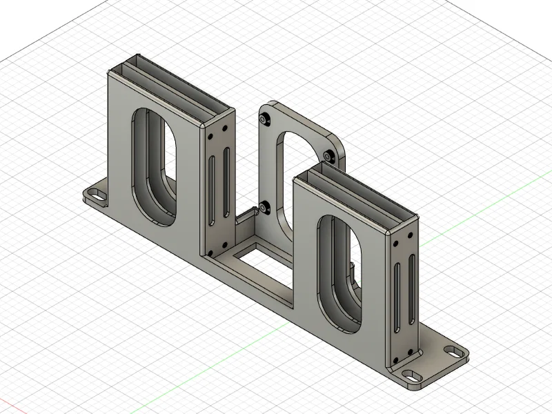 Giá Đỡ Rack 10 inch cho 1 Raspberry Pi & 4 Ổ SSD 2.5 inch - Image 1
