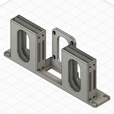 Giá Đỡ Rack 10 inch cho 1 Raspberry Pi & 4 Ổ SSD 2.5 inch