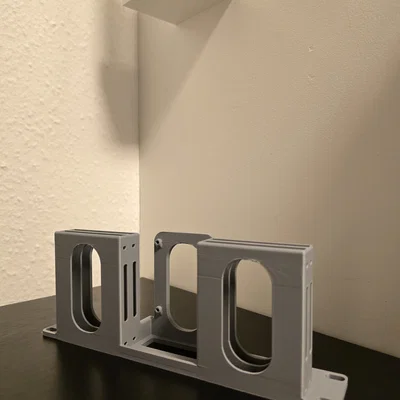 Giá Đỡ Rack 10 inch cho 1 Raspberry Pi & 4 Ổ SSD 2.5 inch