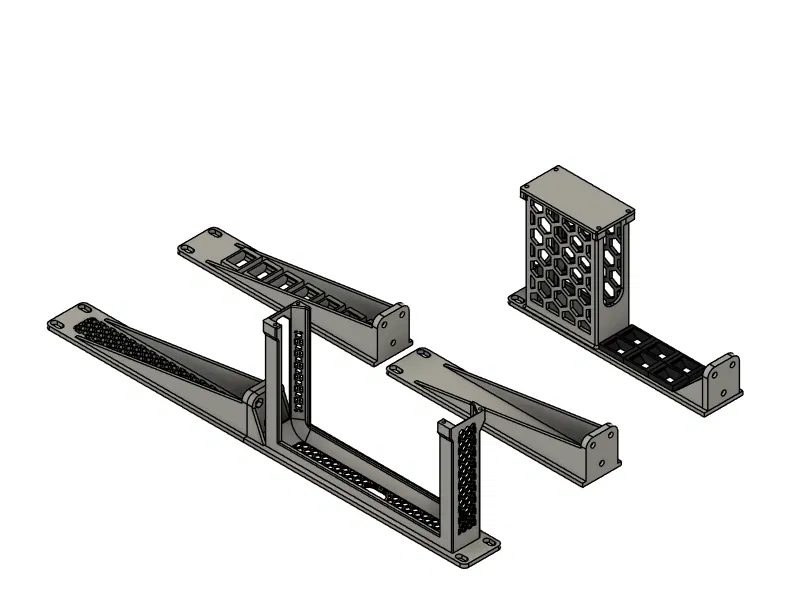 Giá đỡ Unifi UCG-Fiber cho Tủ Rack 19 inch - Image 1