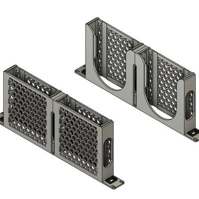 Giá đỡ tủ rack 19 inch cho 2 chiếc Lenovo ThinkCentre Tiny M900
