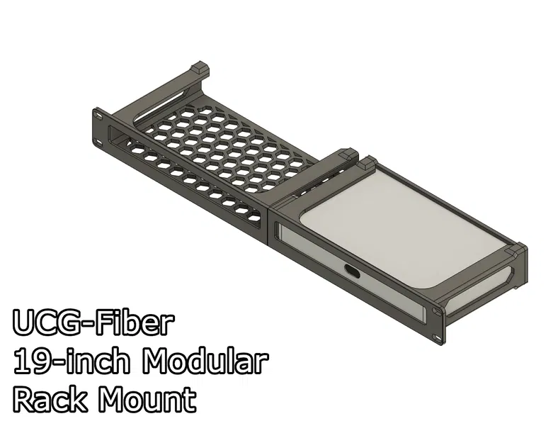 Giá đỡ rack module 19-inch cho Unifi UCG-Fiber - Image 1