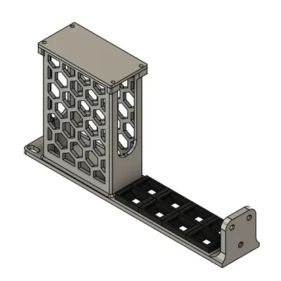 Giá đỡ Rack 19 inch cho Unifi Fiber PSU + Unifi Flex Mini