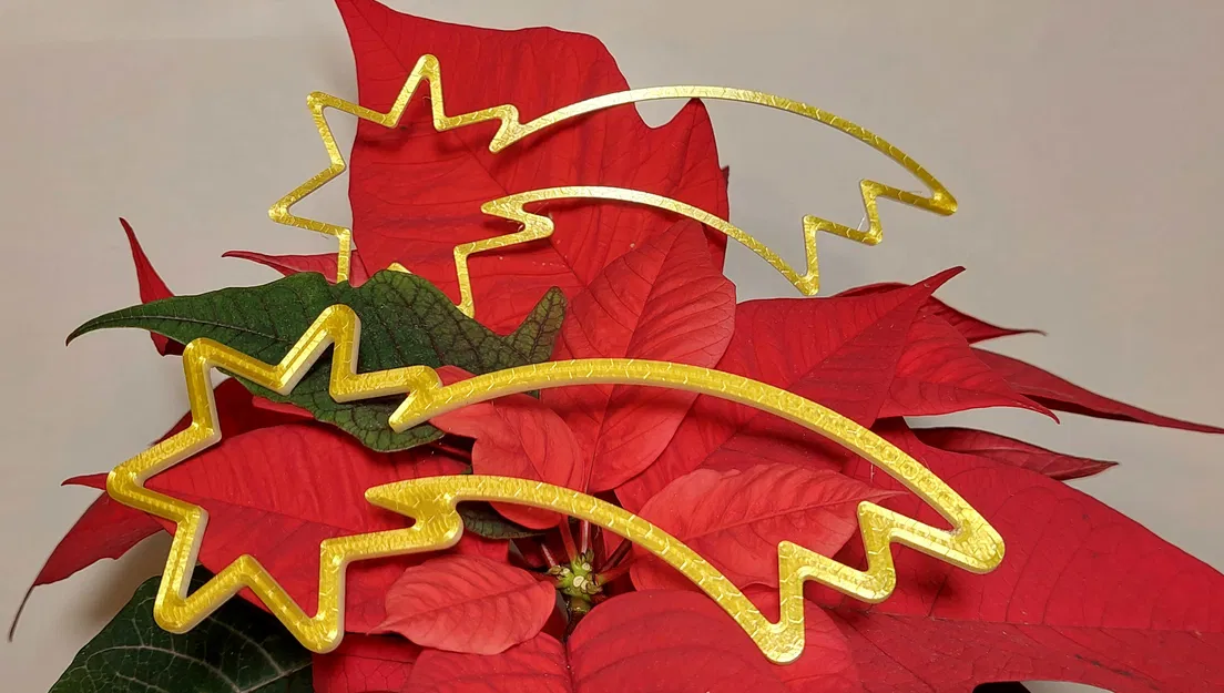 Sao Chổi Giáng Sinh - Mô Hình 3D - Image 3