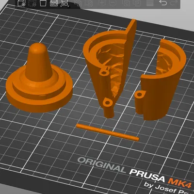 Khuôn mở đôi làm tổ ong (hình nón thông) – Cải tiến, côn, dễ lấy bánh