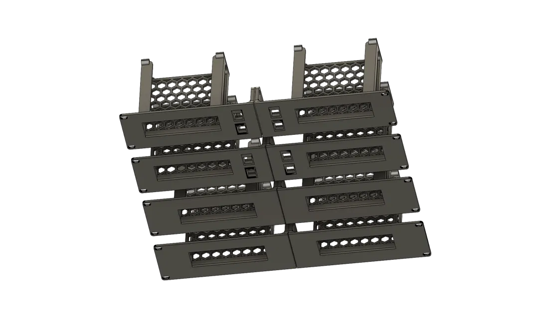 Giá đỡ rack 19 inch 2U cho Sonos port - Image 2