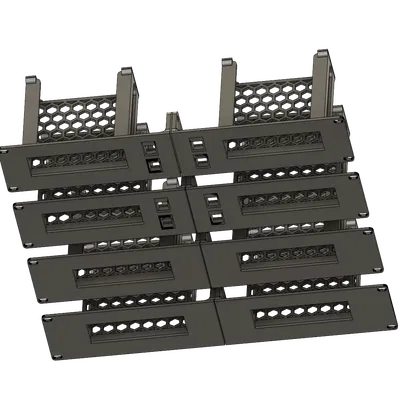 Giá đỡ rack 19 inch 2U cho Sonos port