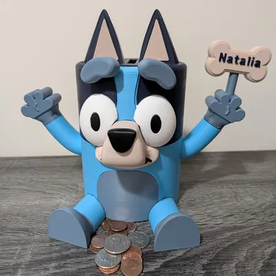 Heo Đất Bluey Nhiều Mảnh (Không Cần AMS)