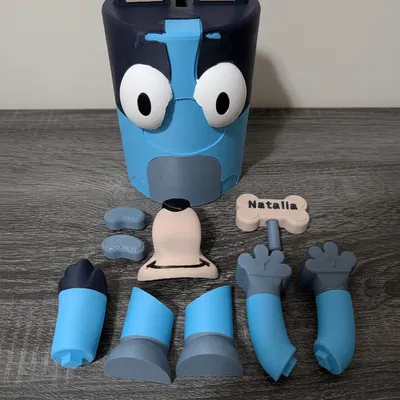 Heo Đất Bluey Nhiều Mảnh (Không Cần AMS)