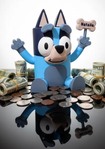 Heo Đất Bluey Nhiều Mảnh (Không Cần AMS) - Image 5