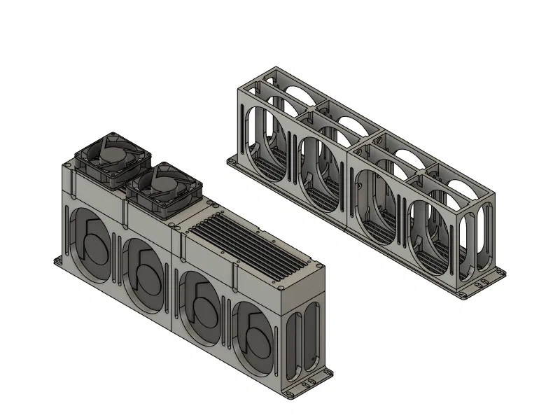 Giá Đỡ Rack 19 Inch Cho 8 Ổ Cứng 3.5 - Image 1