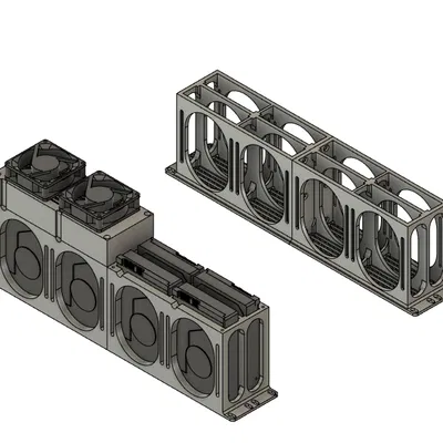 Giá Đỡ Rack 19 Inch Cho 8 Ổ Cứng 3.5