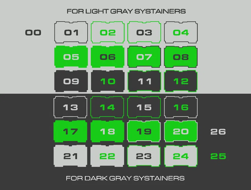 Nhãn FESTOOL v3 cho hộp systainer T-LOC/SYS3 của Tanos - Image 3