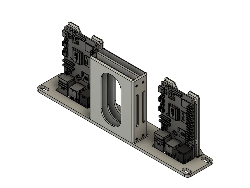 Giá Đỡ Rack 10 Inch Cho 2 Raspberry Pi + 2 SSD - Image 1