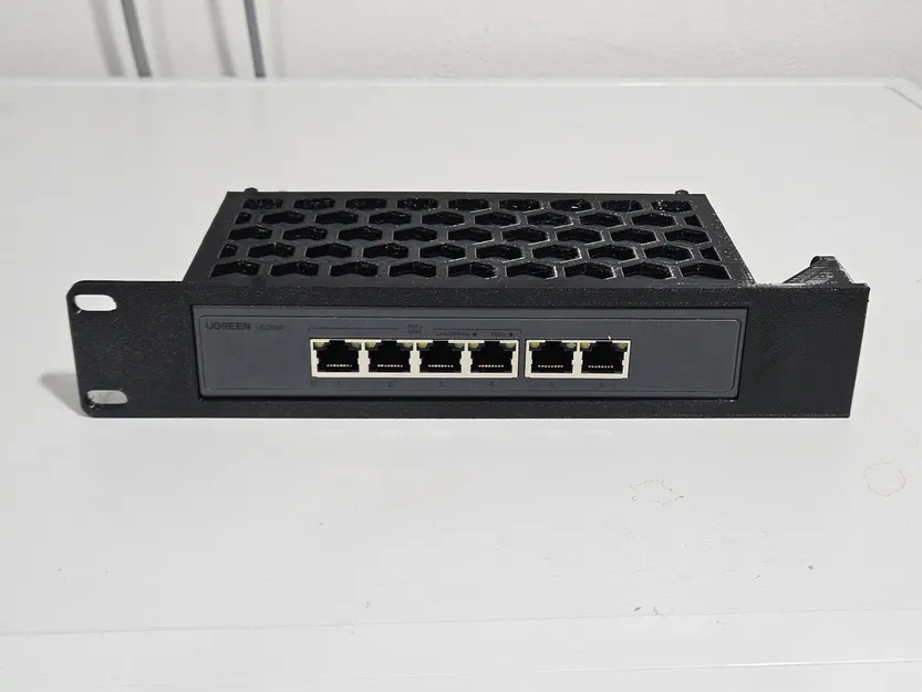 Giá đỡ rack 19 inch Ugreen Poe Switch CM741 - Image 2