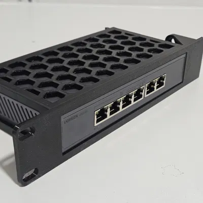 Giá đỡ rack 19 inch Ugreen Poe Switch CM741