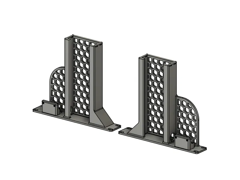 Giá đỡ Power Brick USW ULTRA 210W + JetKVM gắn rack 10 inch - Image 1