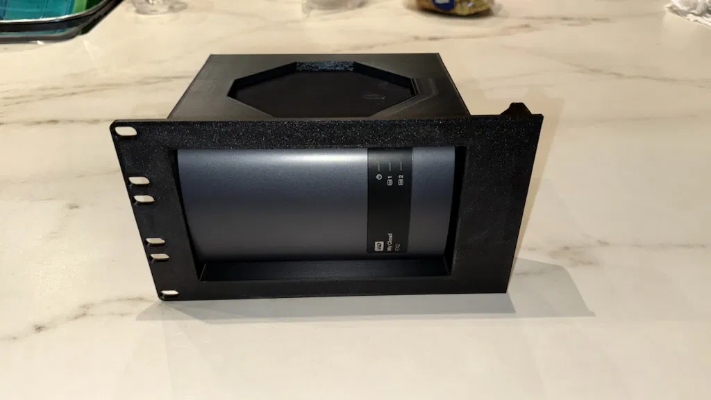 Giá đỡ tủ rack 19 inch cho WD my cloud Ex2 - Image 2