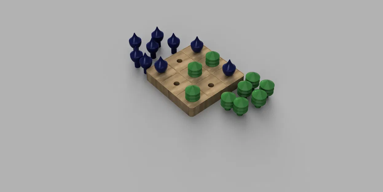 Bàn Cờ Cờ Caro Phong Cách Rừng - Image 4