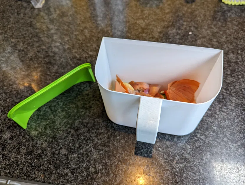 Hũ đựng rác vụn nhà bếp - Dụng cụ cạo sạch mặt bàn - Image 5
