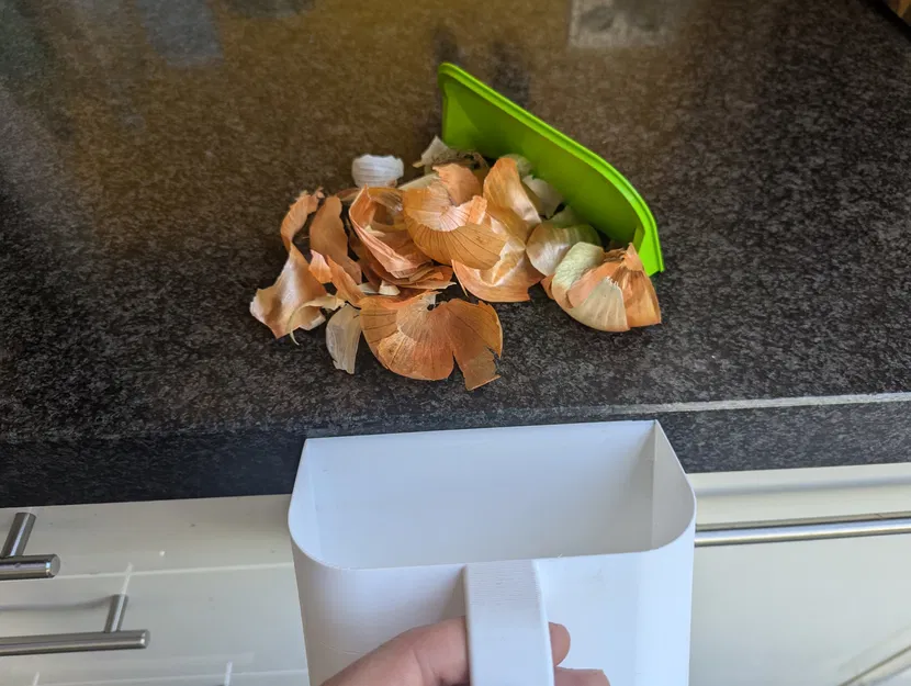 Hũ đựng rác vụn nhà bếp - Dụng cụ cạo sạch mặt bàn - Image 6