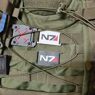 Móc N7 Molle/In Đa Sắc