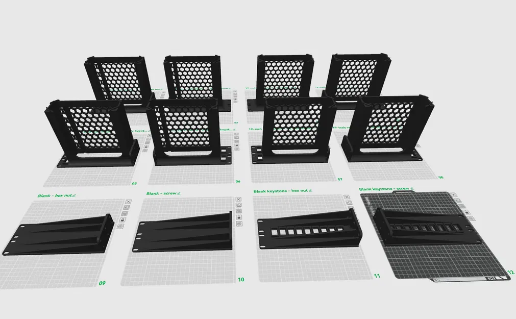 Giá đỡ Rack 19 inch cho Minisforum ms-01 - Image 3