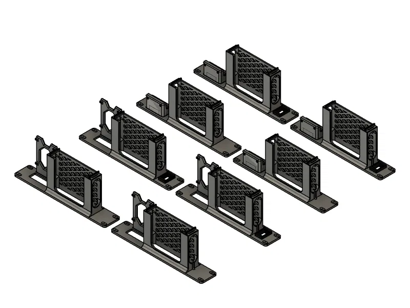 Rackmount 10 inch cho Unifi USW-Flex-Mini 2.5G 5 + PI/JetKVM - Image 1