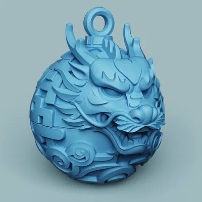 Quả Châu Đầu Rồng | Trang Trí Năm Con Rồng