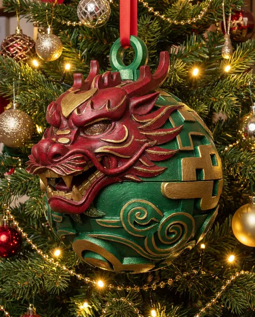 Quả Châu Đầu Rồng | Trang Trí Năm Con Rồng - Image 4