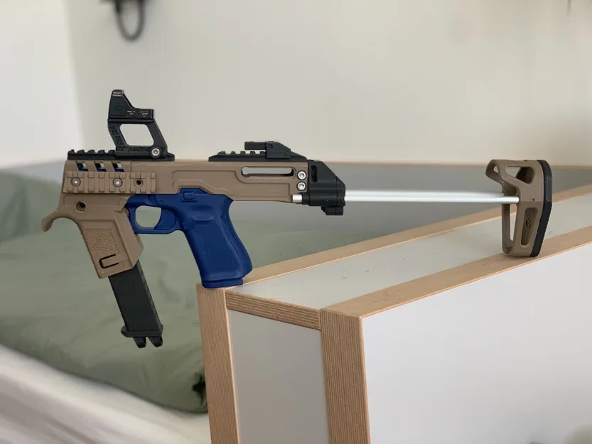 Bộ Báng Súng Carbine Airsoft cho Glock 17 Marui hoặc CYMA AEP - Image 1