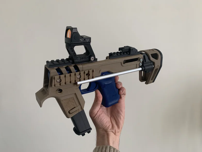 Bộ Báng Súng Carbine Airsoft cho Glock 17 Marui hoặc CYMA AEP - Image 2