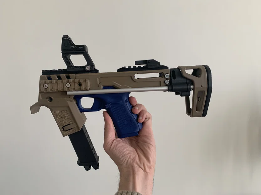 Bộ Báng Súng Carbine Airsoft cho Glock 17 Marui hoặc CYMA AEP - Image 5