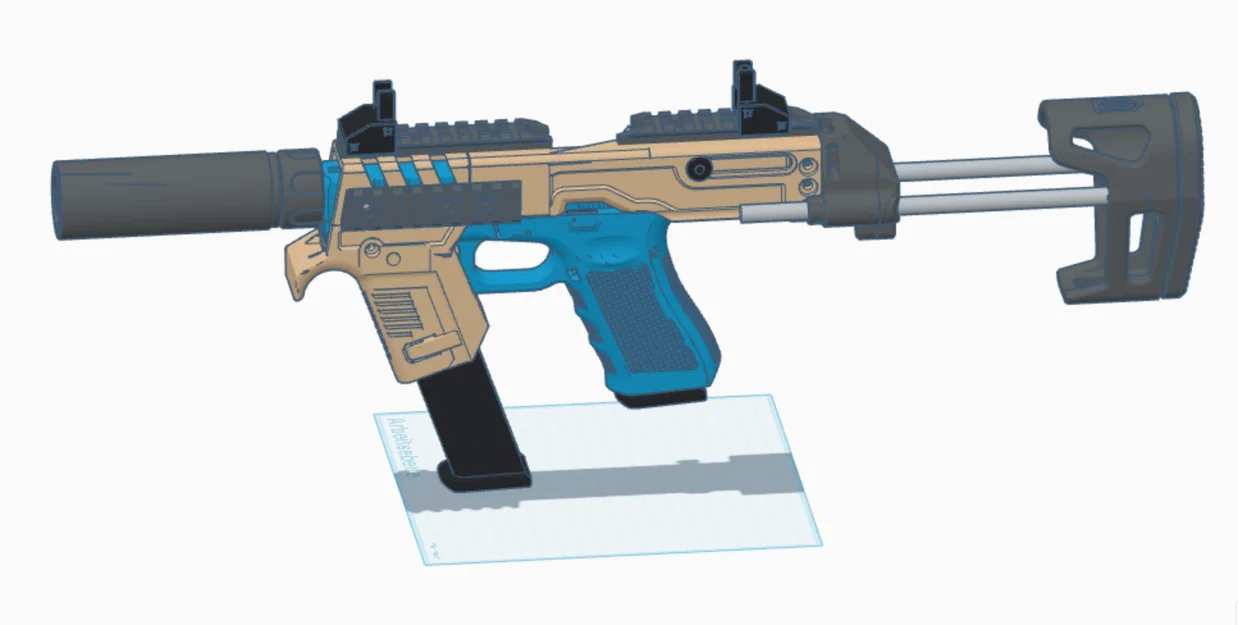 Bộ Báng Súng Carbine Airsoft cho Glock 17 Marui hoặc CYMA AEP - Image 6