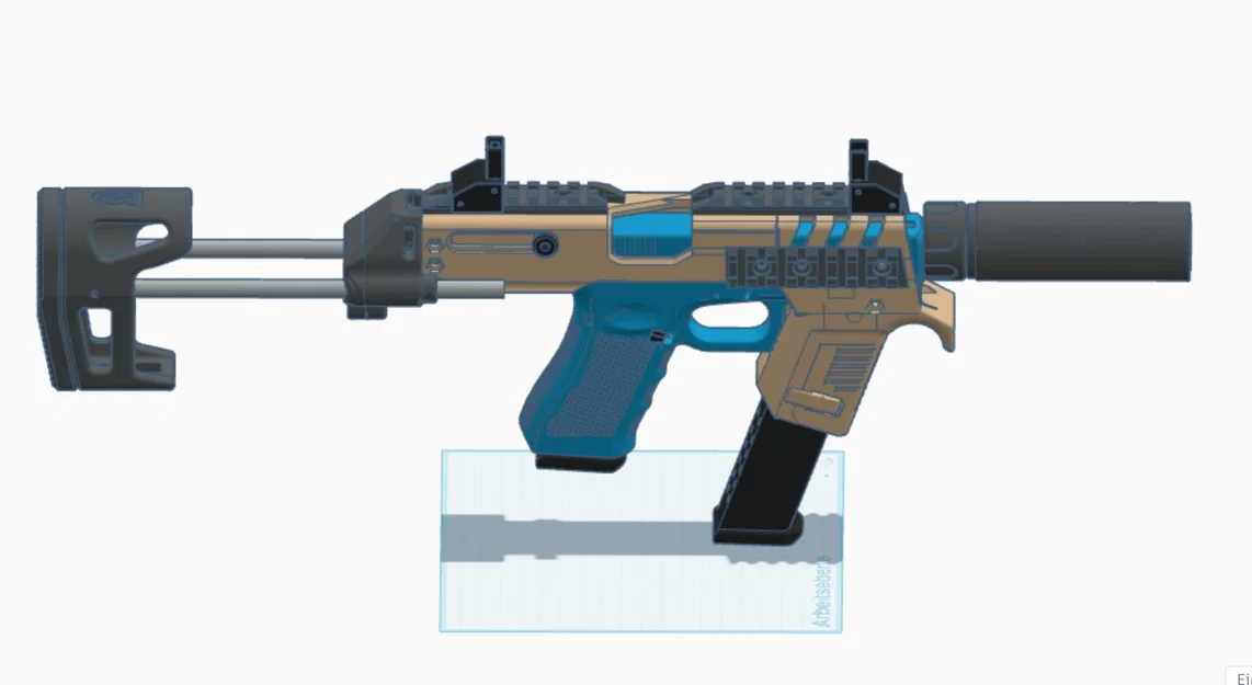 Bộ Báng Súng Carbine Airsoft cho Glock 17 Marui hoặc CYMA AEP - Image 7