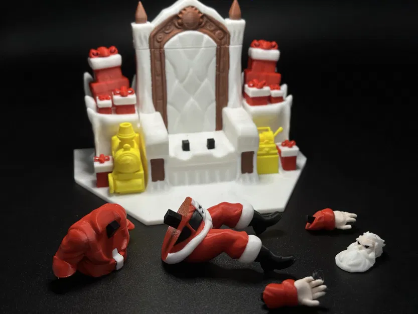 Ngai Vàng Ông Già Noel Giáng Sinh (Chia Theo Từng Phần) - Image 3