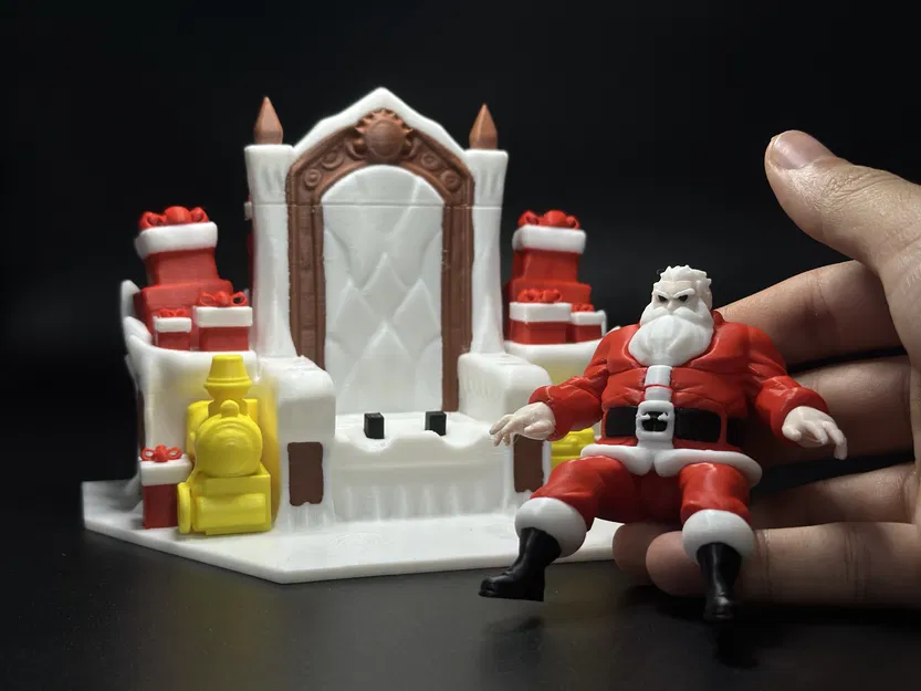 Ngai Vàng Ông Già Noel Giáng Sinh (Chia Theo Từng Phần) - Image 4