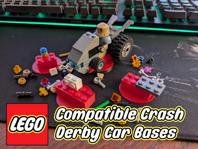 Đế Xe Đụng Xe Dập Tắt Tương Thích Lego - Image 1