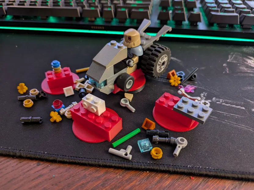 Đế Xe Đụng Xe Dập Tắt Tương Thích Lego - Image 3