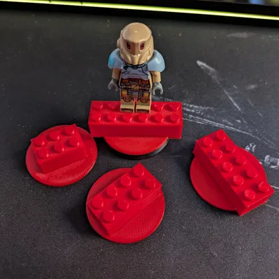 Đế Xe Đụng Xe Dập Tắt Tương Thích Lego