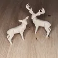 Cặp Hươu/Nai Cách Điệu / Stylized Deer & Doe - Thumbnail 2