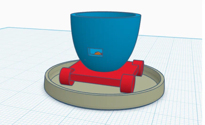 Mô Hình Xe Cốc Đâm Xe Đụng - Image 1