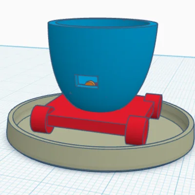 Mô Hình Xe Cốc Đâm Xe Đụng