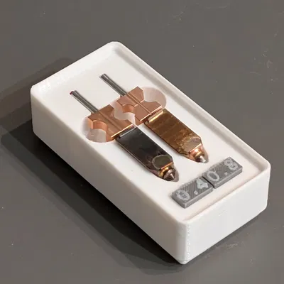 Hộp đựng đầu phun Gridfinity có nhãn thay thế, cho Flashforge AD5X