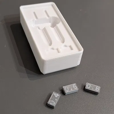 Hộp đựng đầu phun Gridfinity có nhãn thay thế, cho Flashforge AD5X