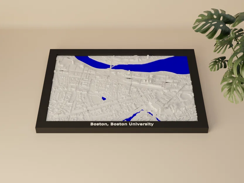 Boston, Đại học Boston, Hoa Kỳ - Mô hình Mini 3D - Image 1