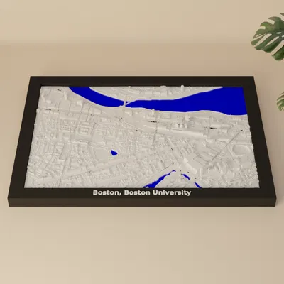 Boston, Đại học Boston, Hoa Kỳ - Mô hình Mini 3D