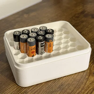 Hộp Đựng Pin Hình Lục Giác HivePack