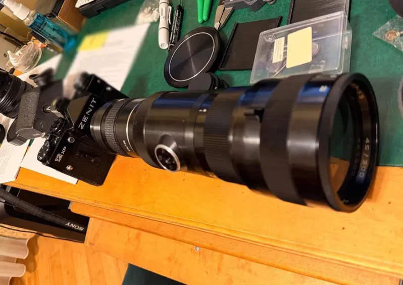 Adapter chuyển đổi M42 sang Kiev 88 (Bayonet V / Байонет В) - Image 1