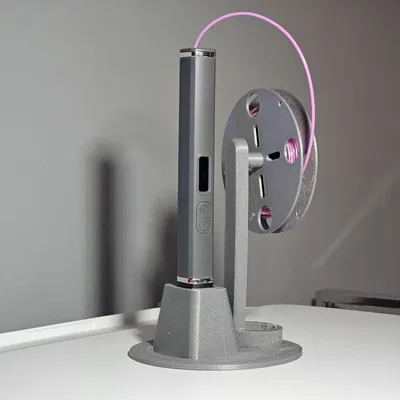 Giá Đỡ Bút In 3D Có Giá Đỡ Cuộn Filament